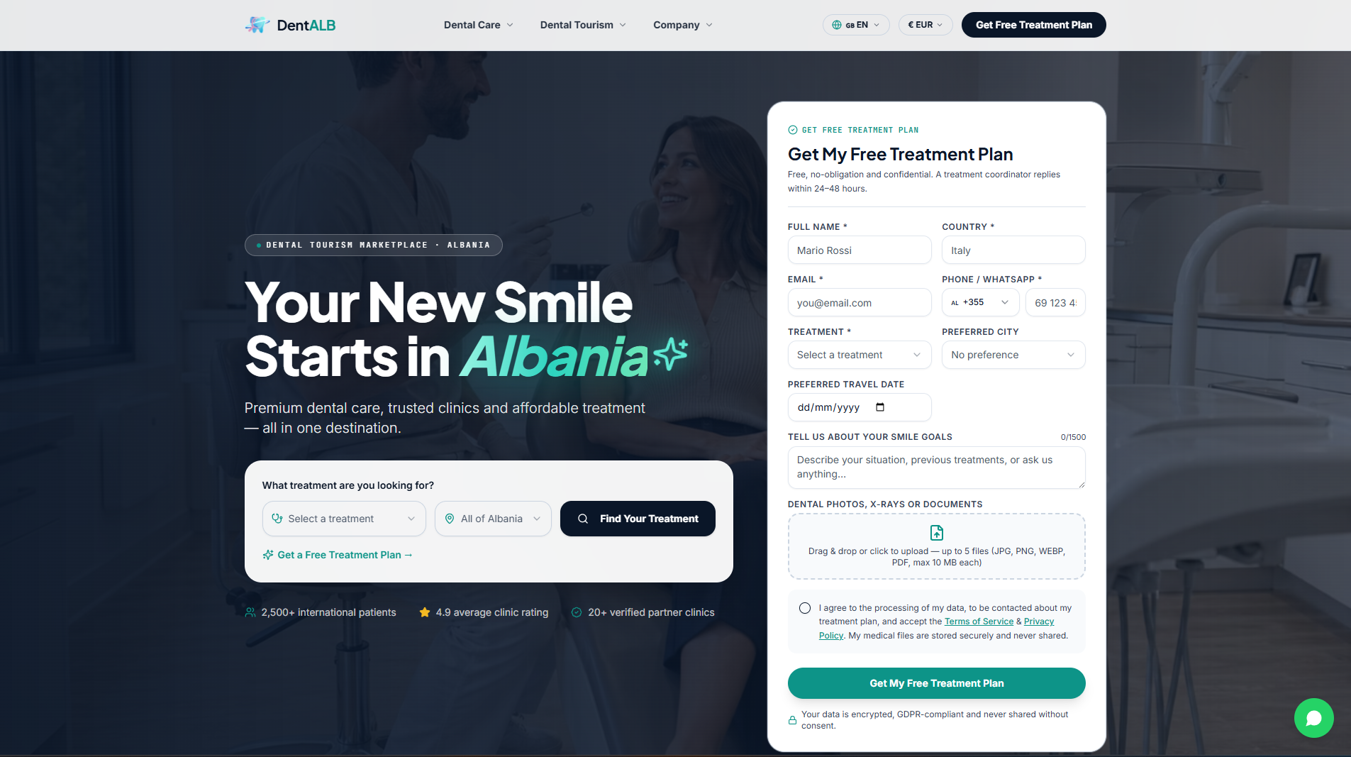 DentALB Website