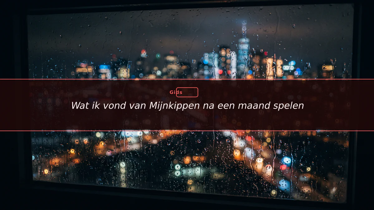 Wat ik vond van Mijnkippen na een maand spelen