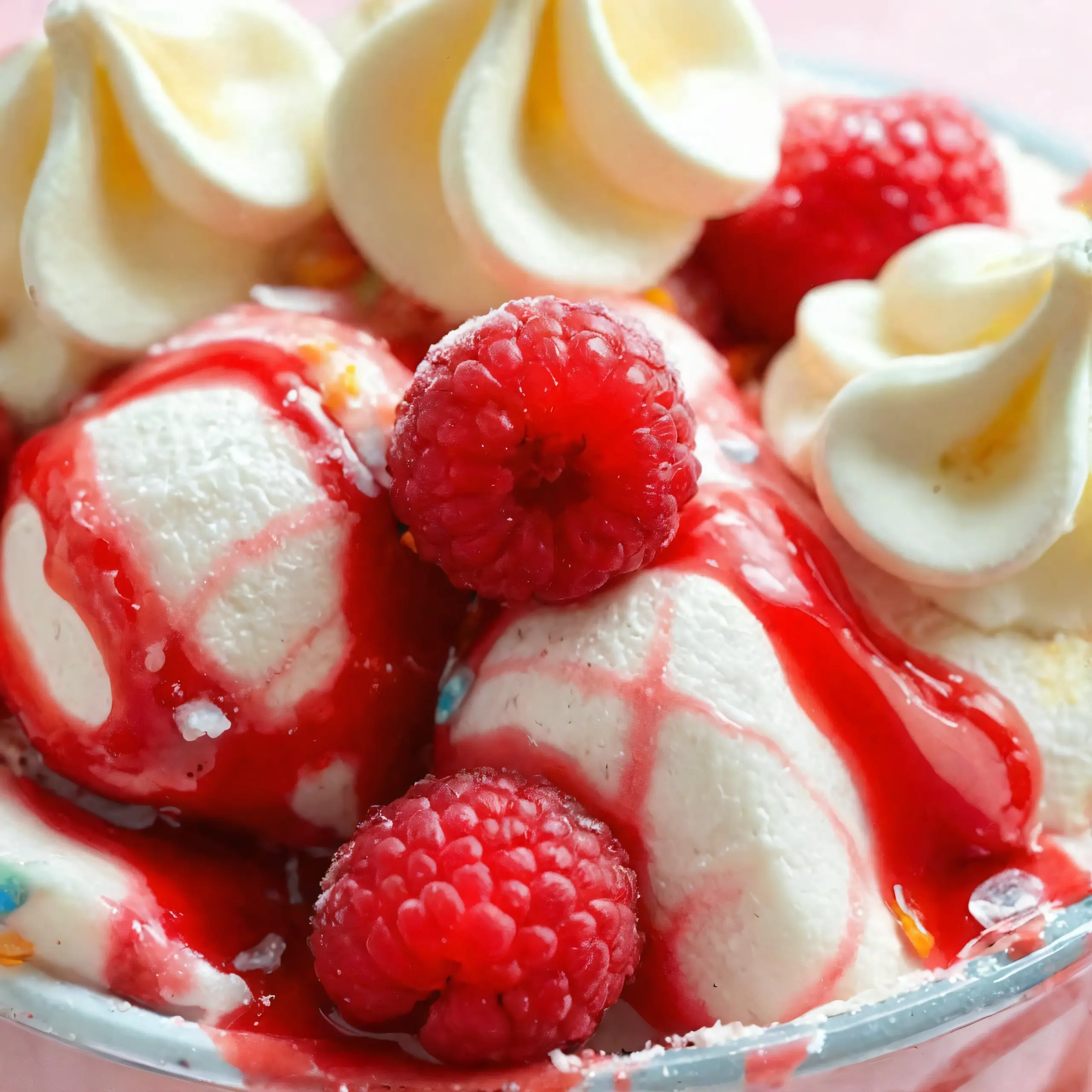 Raspberry Cheesecake Ice Cream