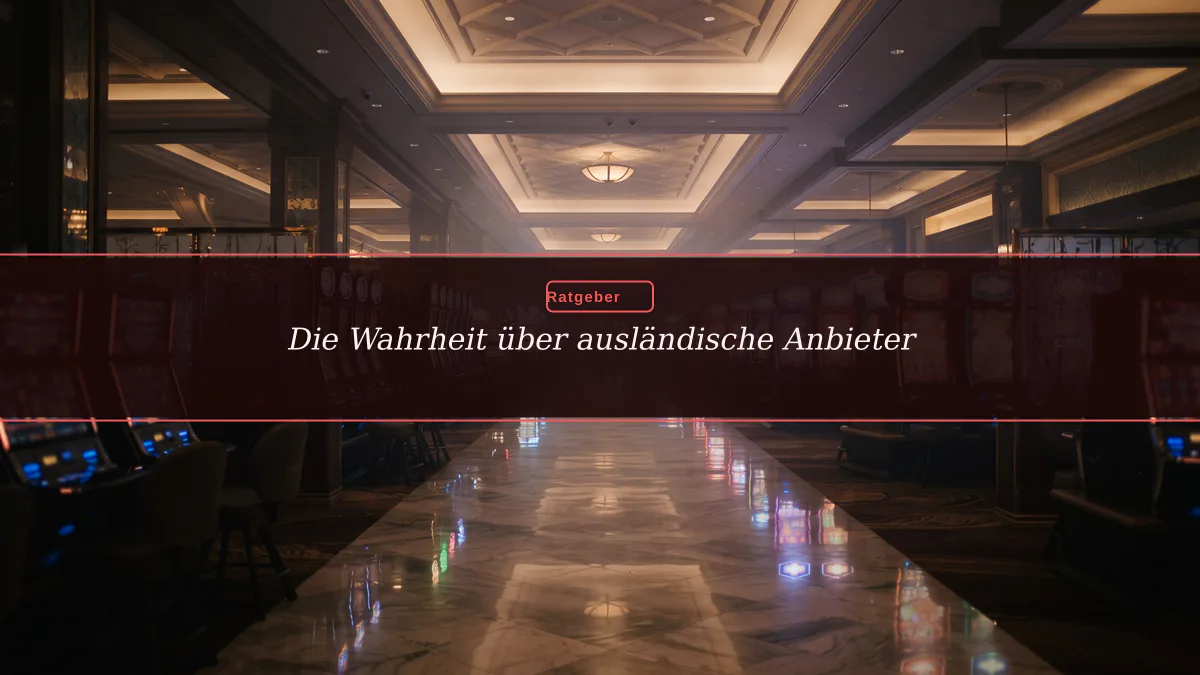 Die Wahrheit über ausländische Anbieter