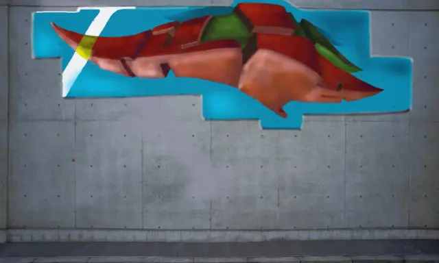 Graffiti artwork by Tkiz