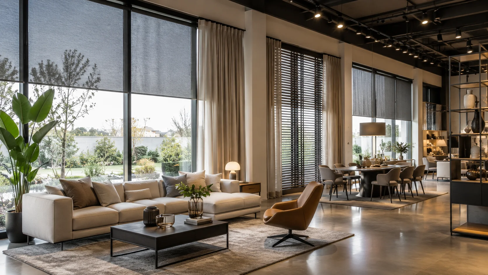 Mağaza ve Showroom'lar İçin Perde Sistemleri