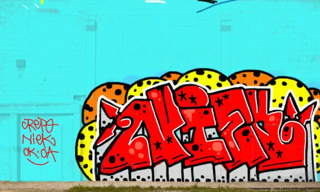 Graffiti artwork by Okeys