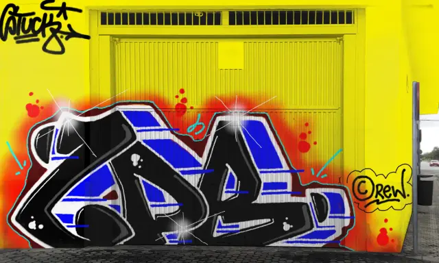 Graffiti artwork by LPBER