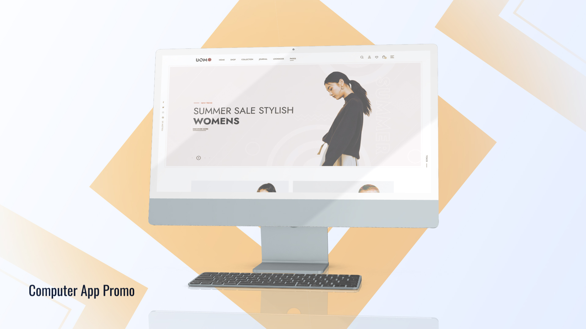 Website Desktop Mockup