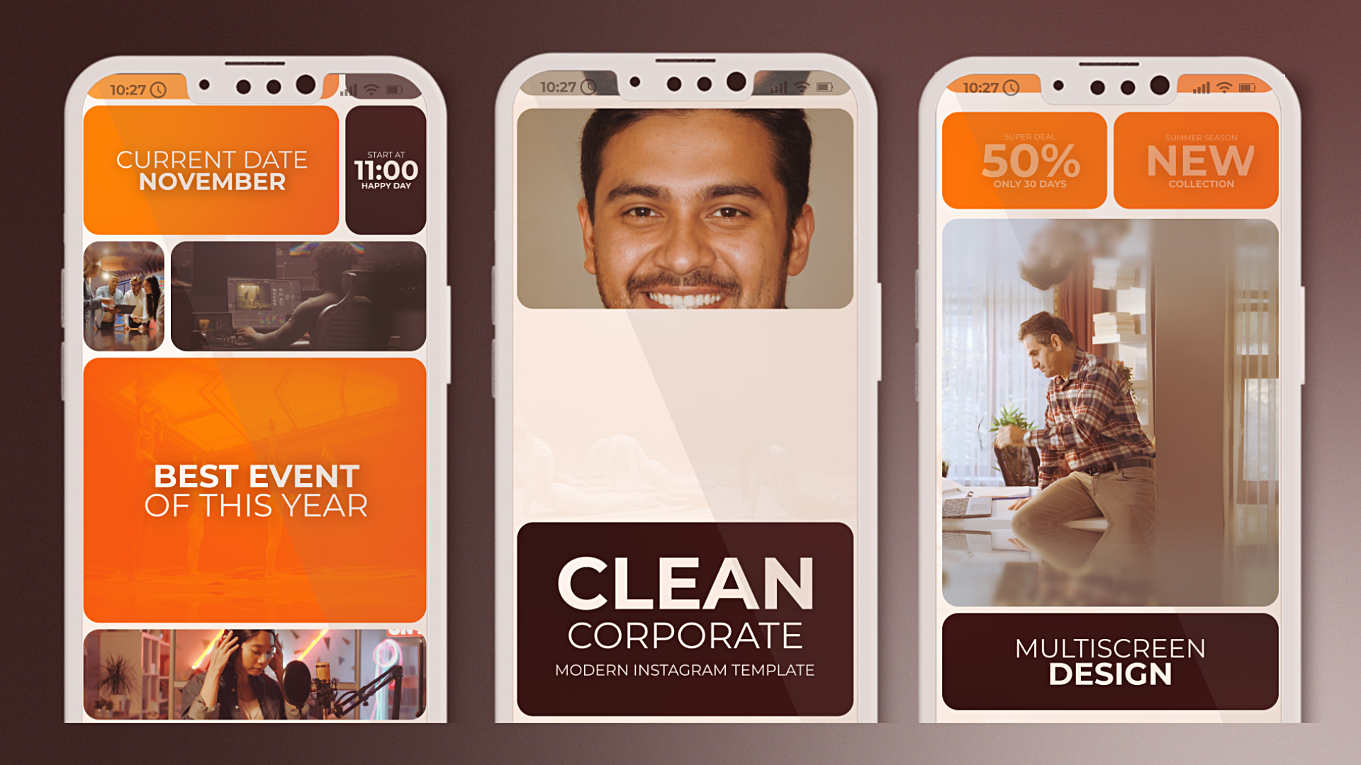 Multi Screen Instagram Reel Split Education E-Learning Event Multi Screen Instagram Reel Split Education E-Learning Event