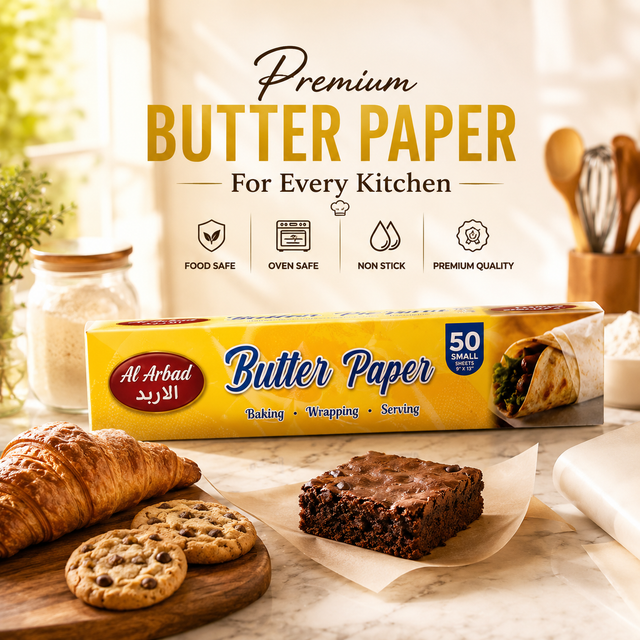 Purple butter paper box