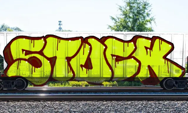 Graffiti artwork by STUCK1