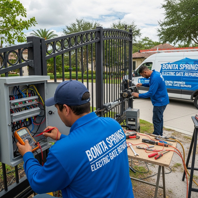 Electric gate repair service Bonita Springs FL