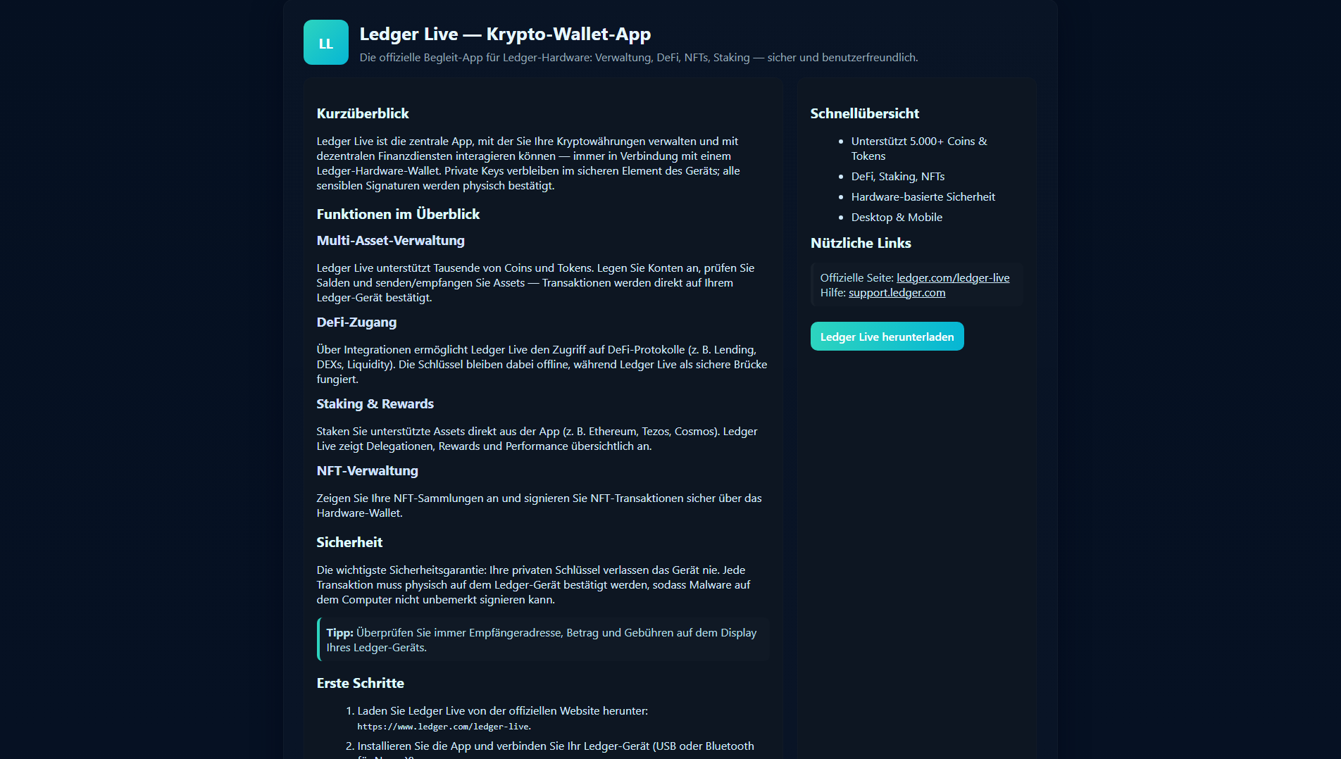 Screenshot of ledger--live-support.pages.dev