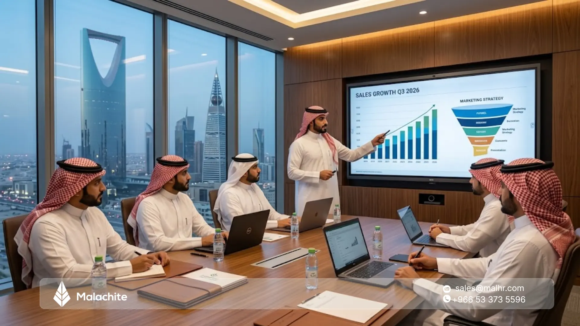 رواتب المبيعات والتسويق والتحصيل