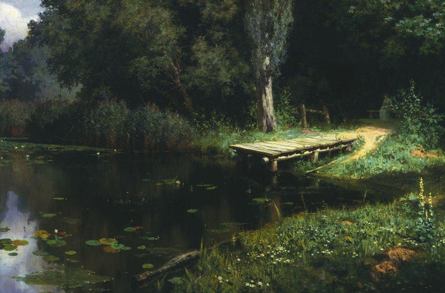 Заросший пруд 1879