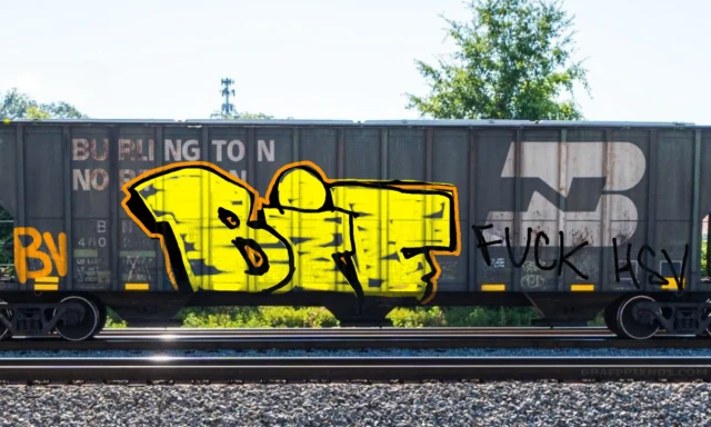 Graffiti artwork by BVBIF