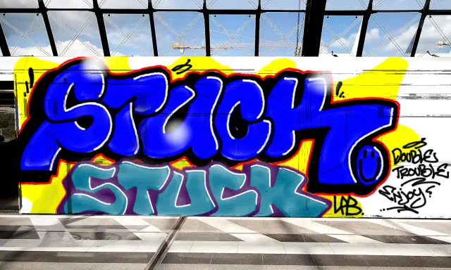 Graffiti artwork by STUCK1