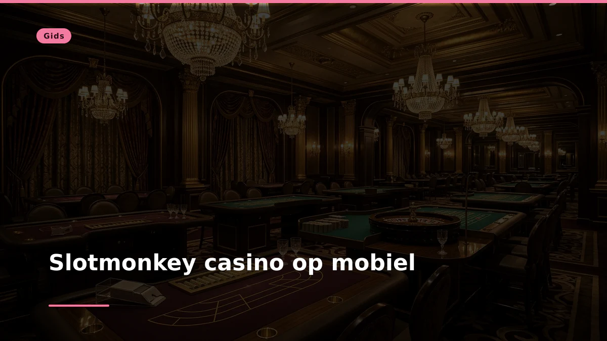 Slotmonkey casino op mobiel