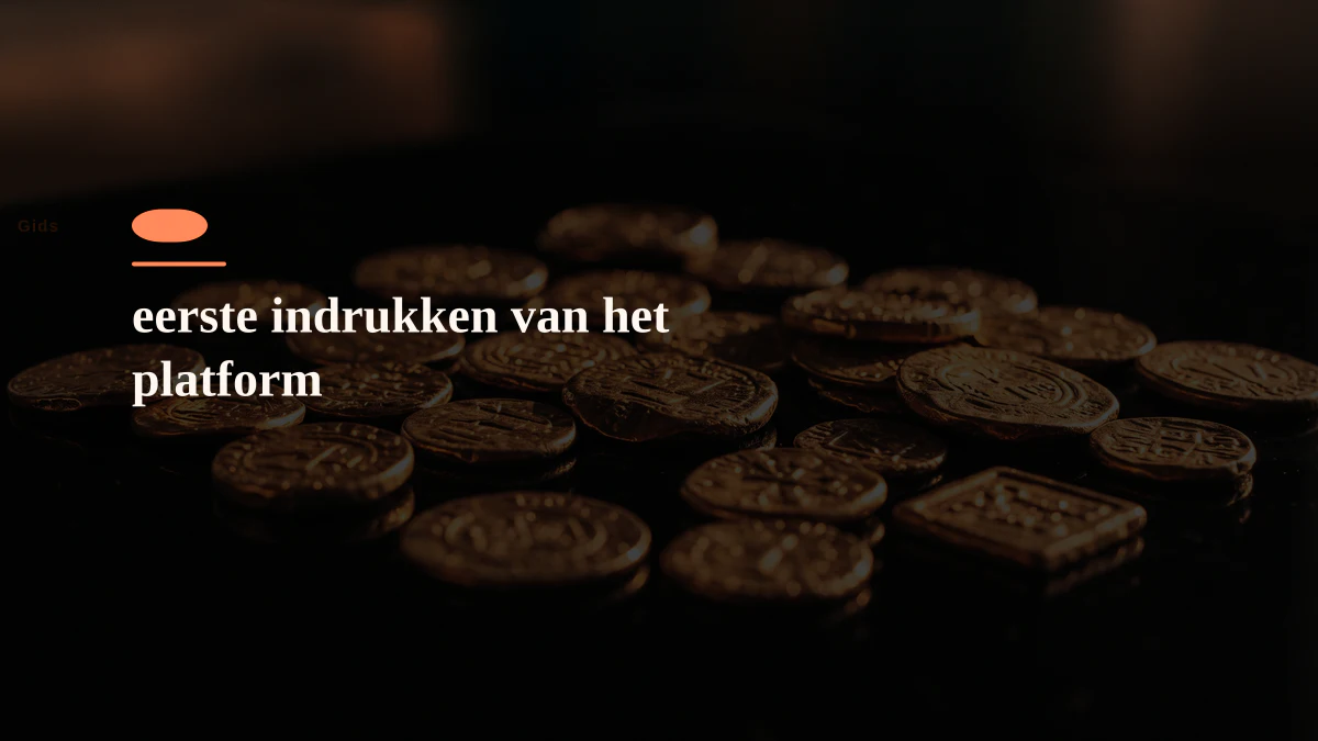 eerste indrukken van het platform