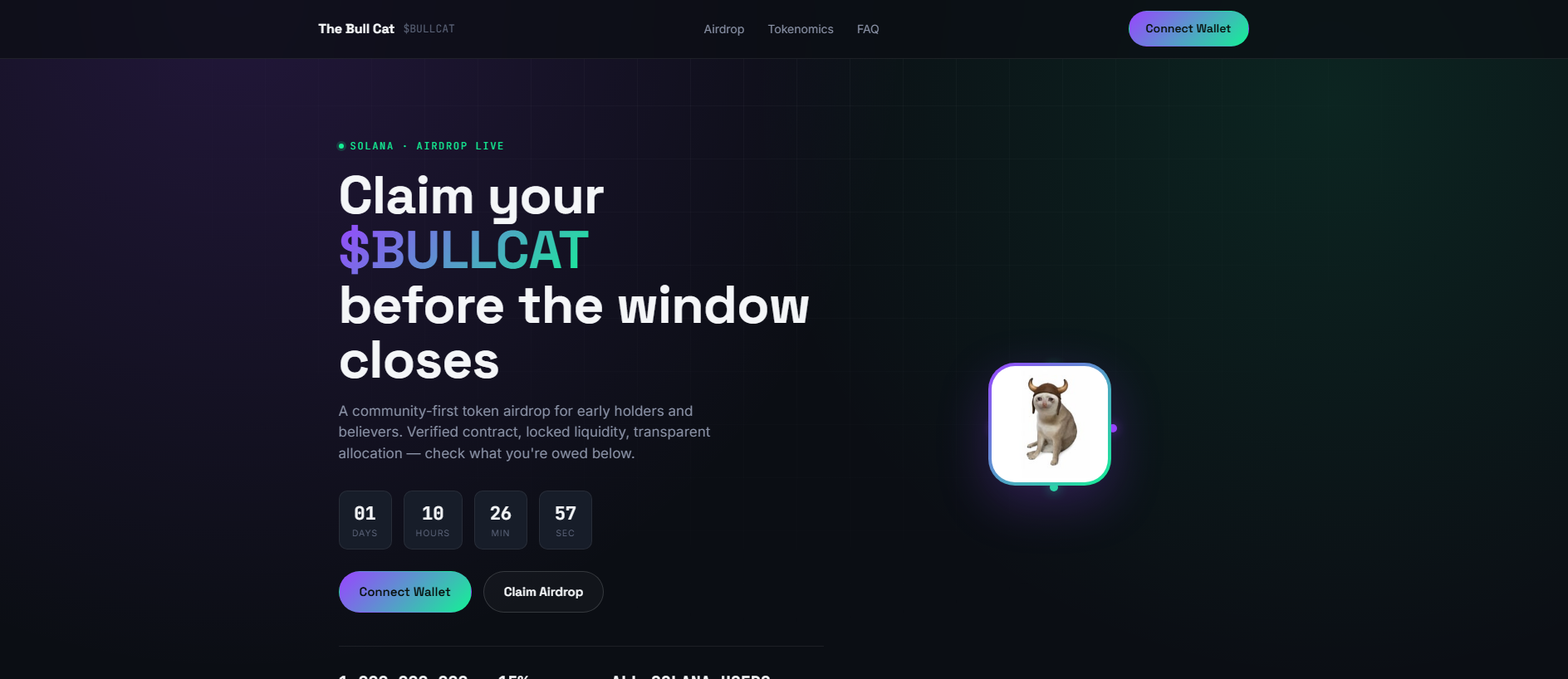 Stored capture of thebullcat.live-drop.fun