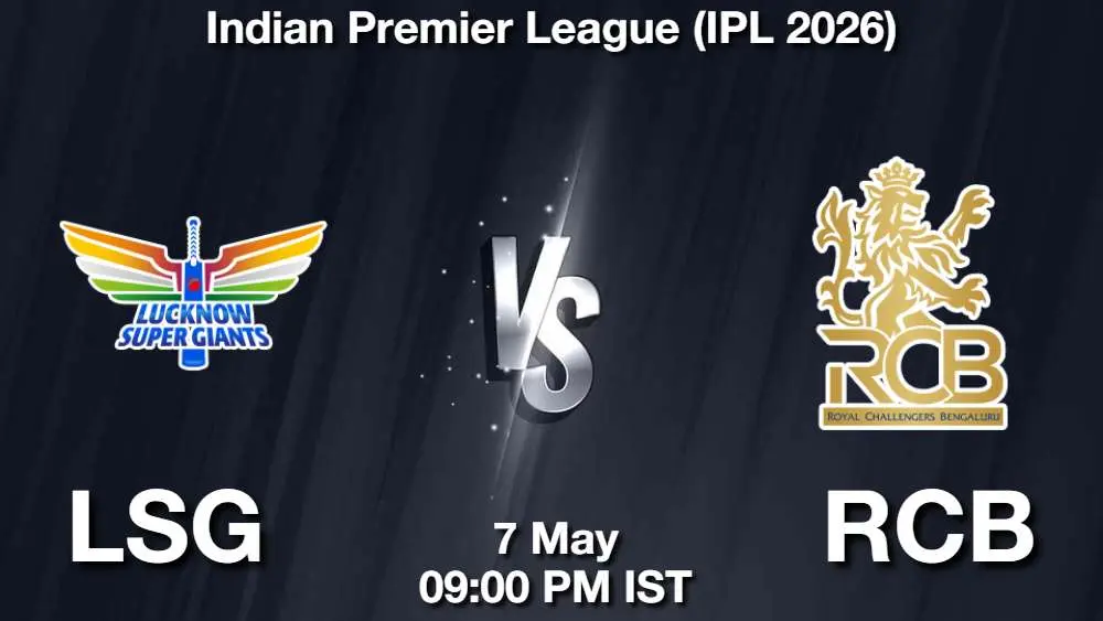 LSG vs RCB