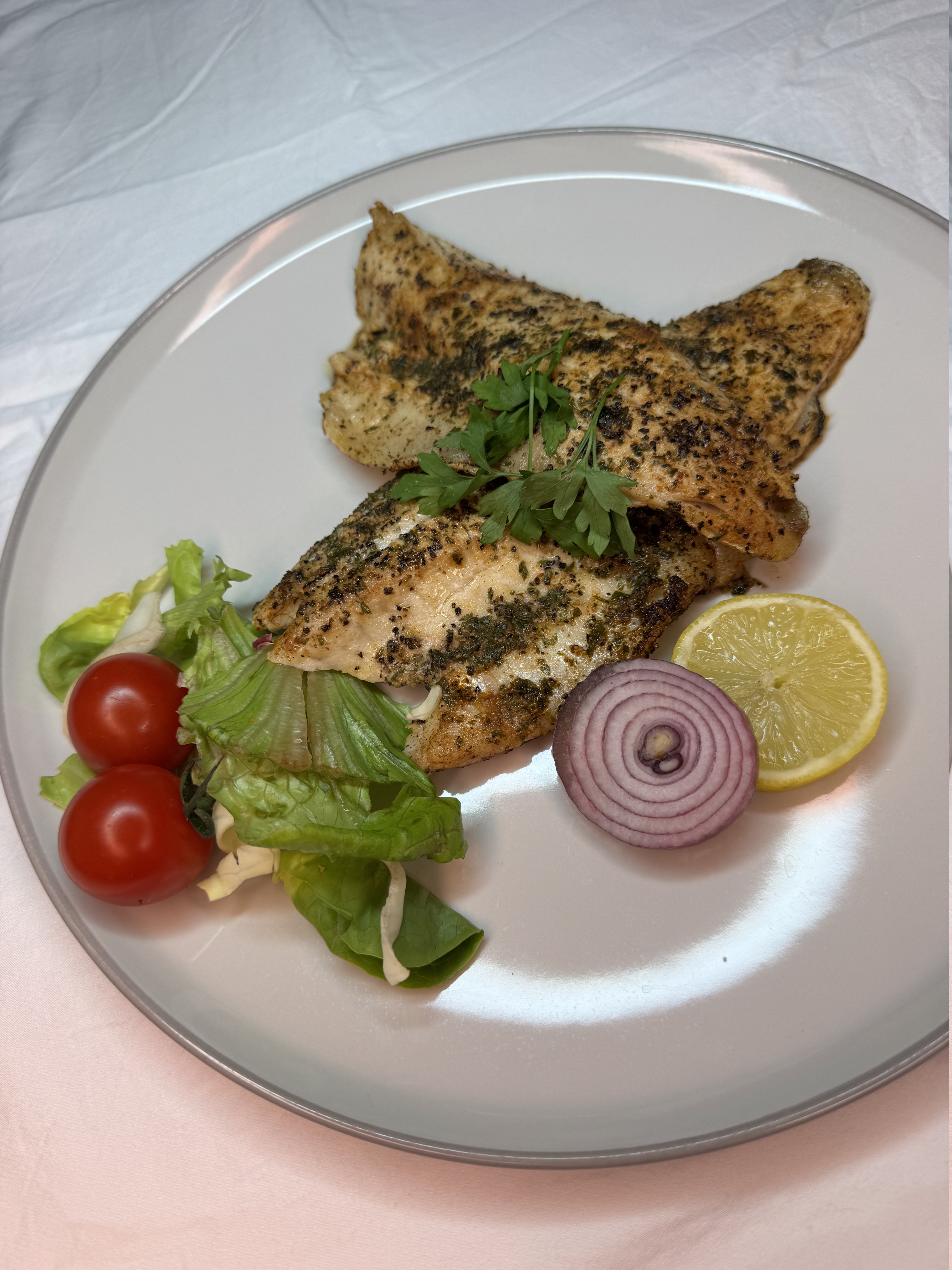 Pan Fried Sea Bass