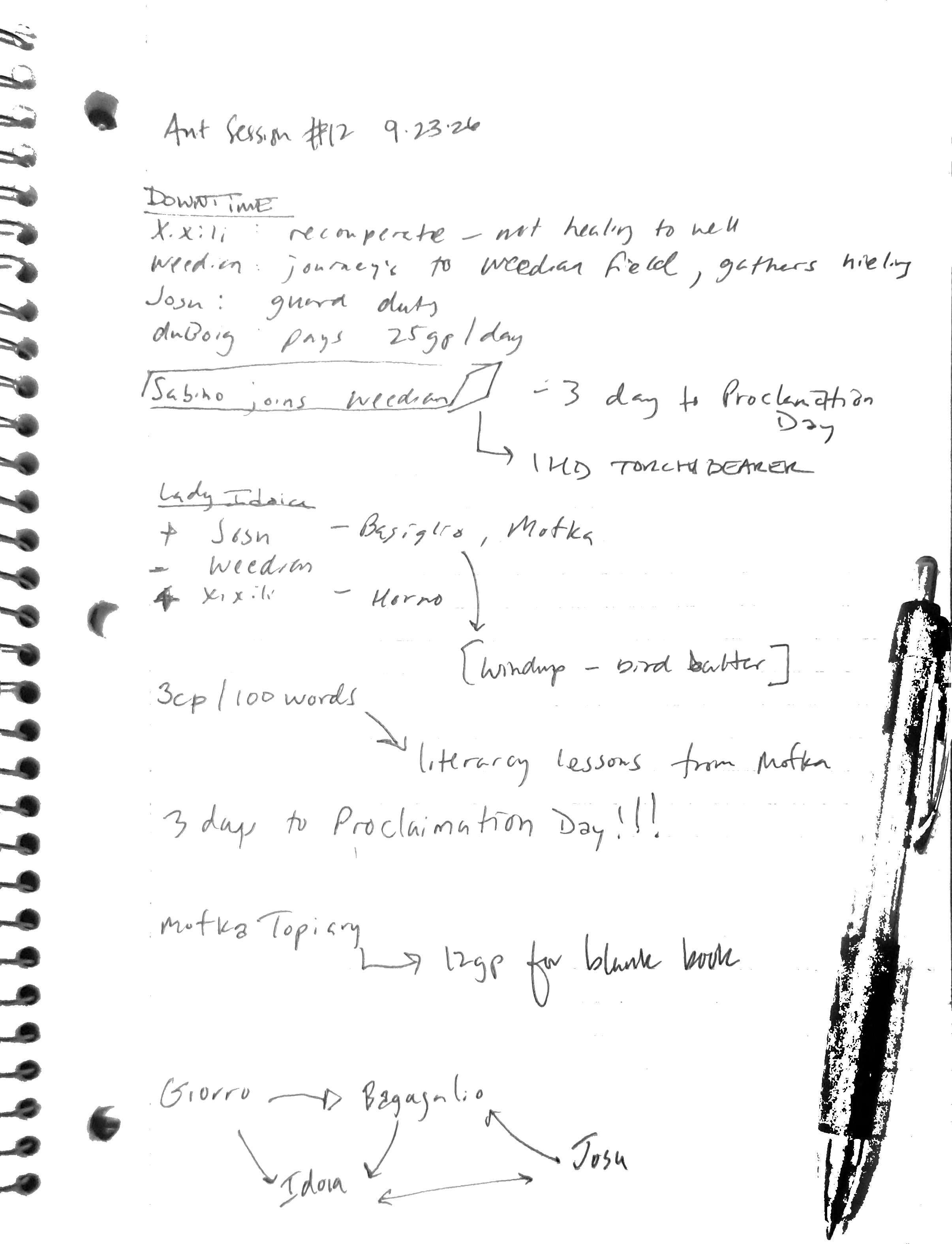 notes