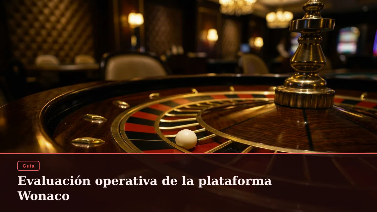 Evaluación operativa de la plataforma Wonaco