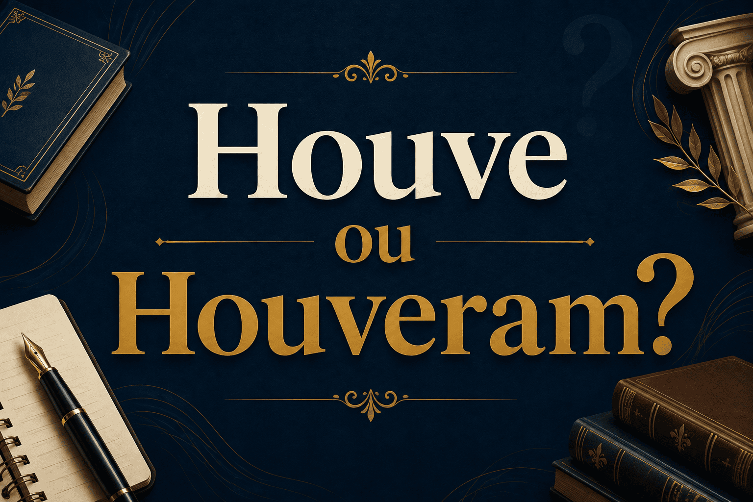 Houve ou Houveram? Entenda a Regra do Verbo Haver
