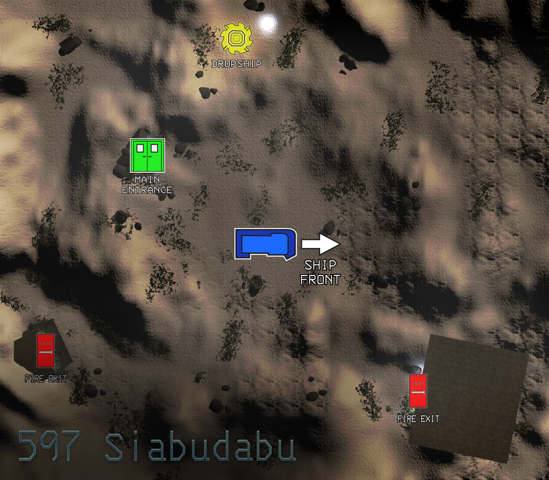 Top-down view of the Moon