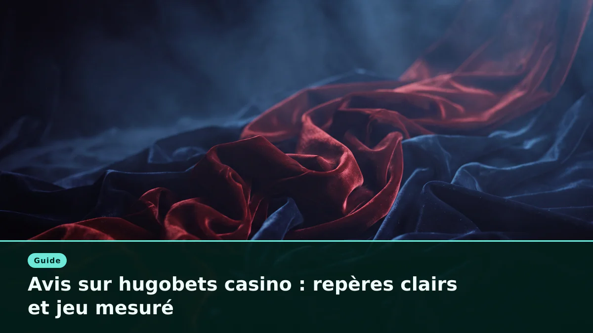Avis sur hugobets casino : repères clairs et jeu mesuré