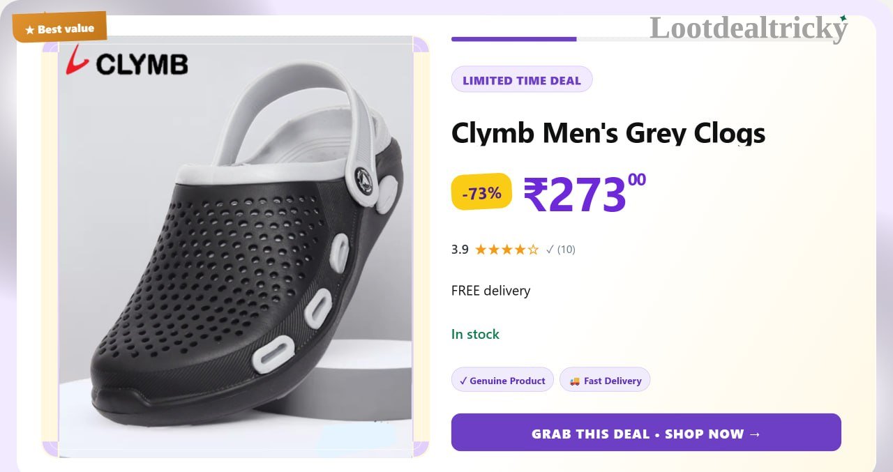   clymb Men S – Just ₹273 | Loot Ka Maal