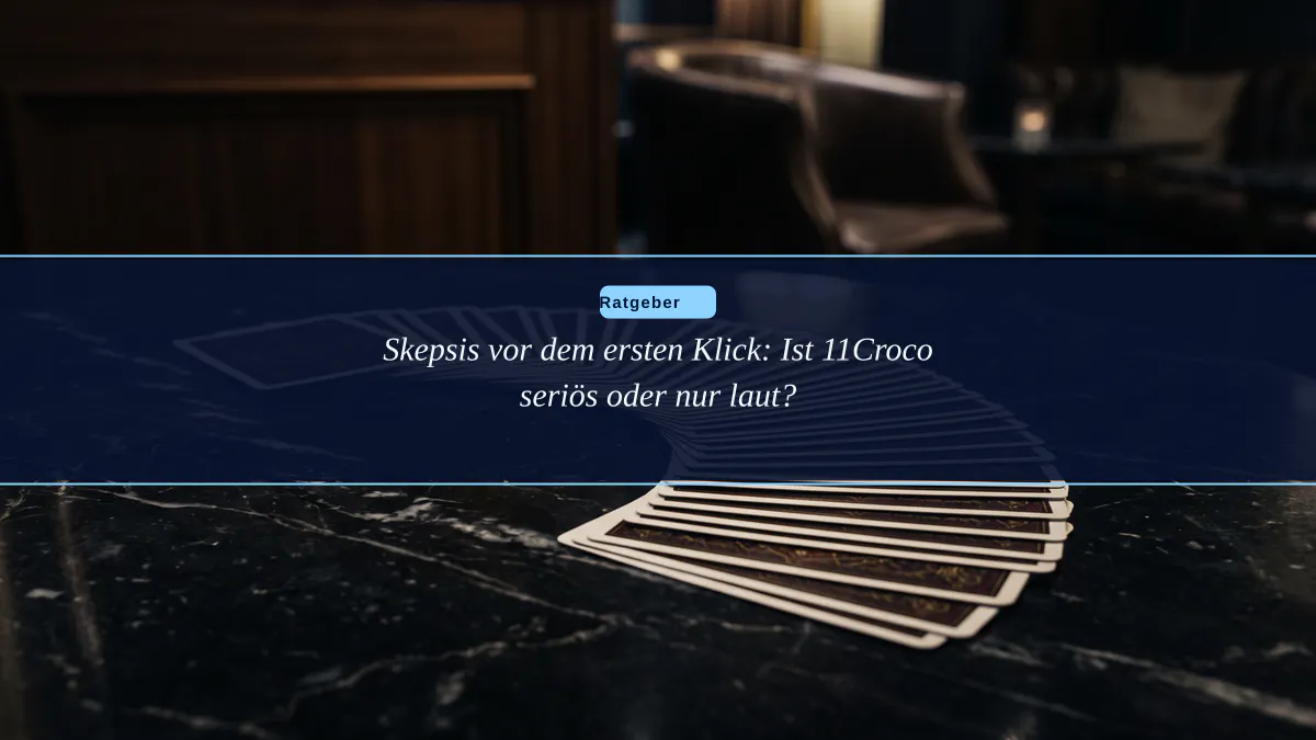 Skepsis vor dem ersten Klick: Ist 11Croco seriös oder nur laut?