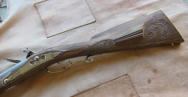 Walnut Stock Carving 1