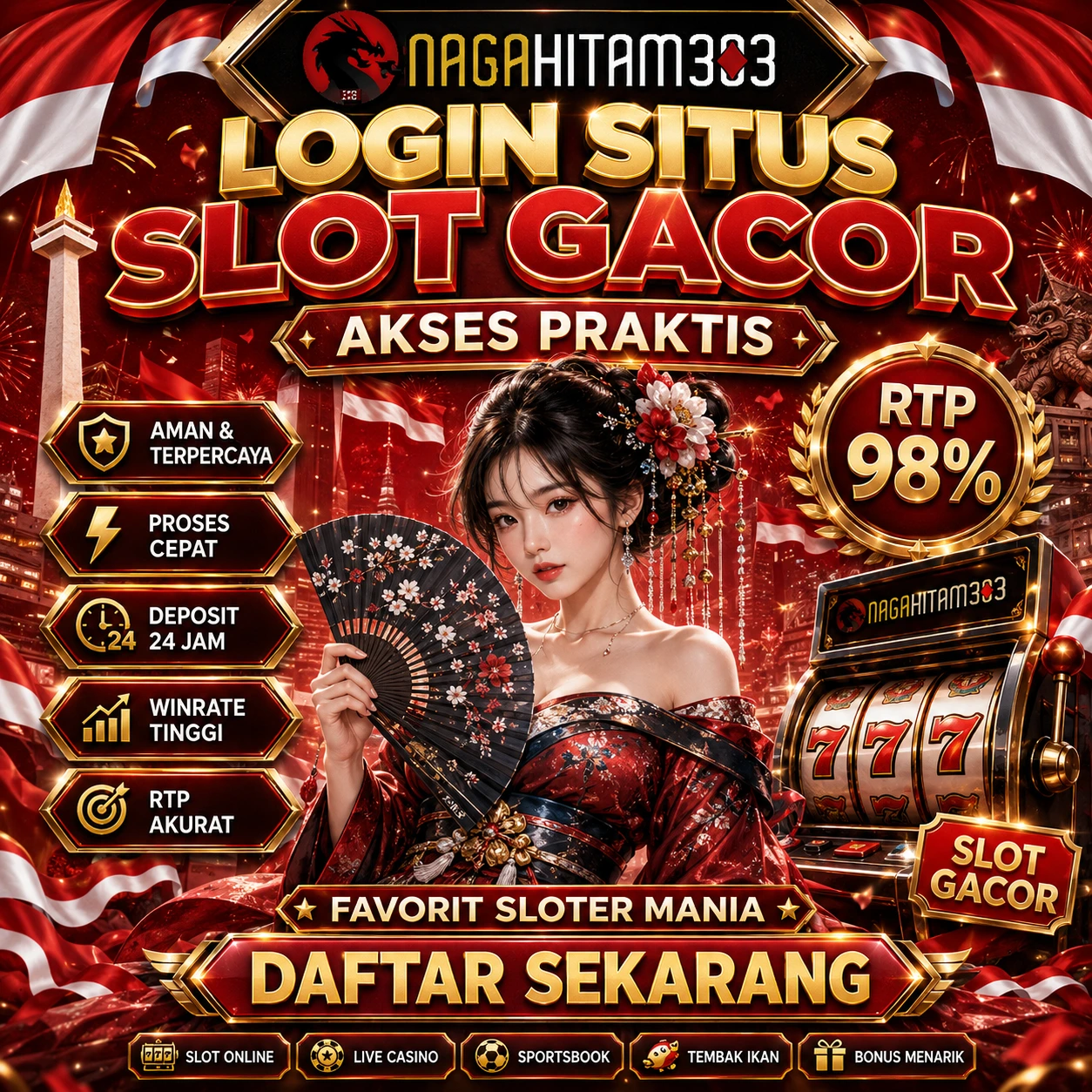 NAGAHITAM303 Akses Praktis Login Situs Slot Gacor Favorit Sloter Mania Hari Ini