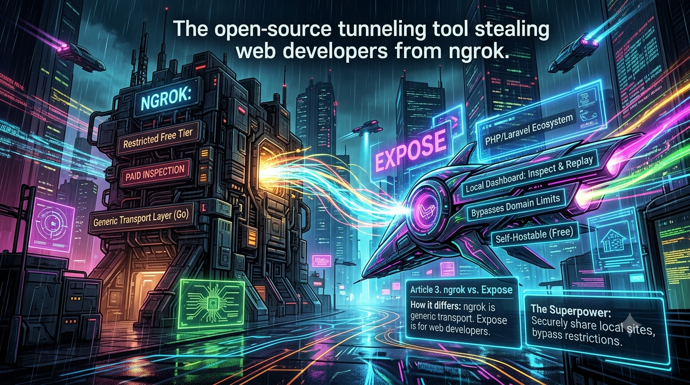 ngrok vs. Expose: The Open-Source PHP Tunnel Built for Web Developers