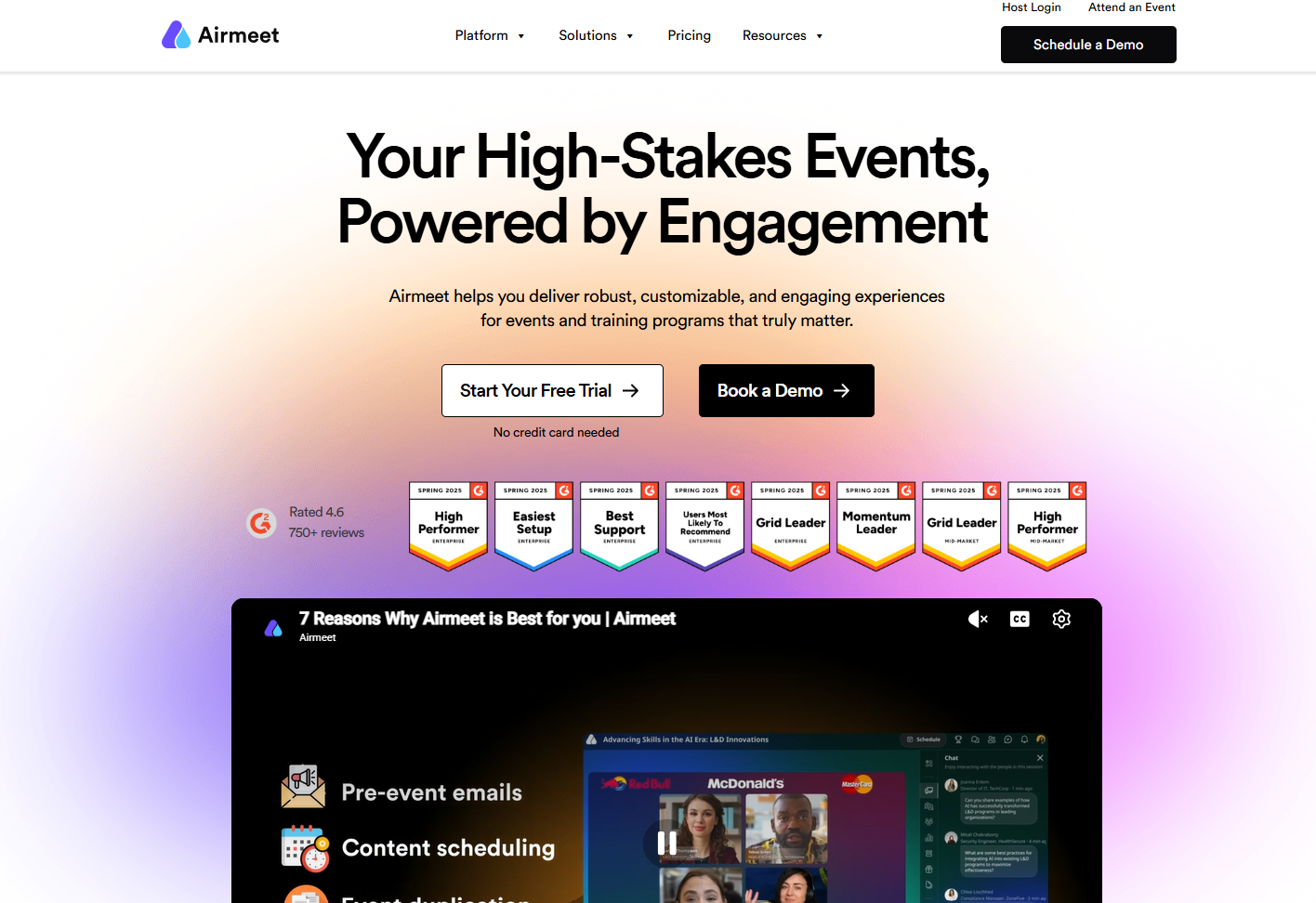 GSS event platform