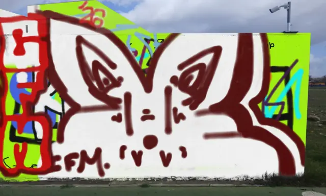 Graffiti artwork by Warok1