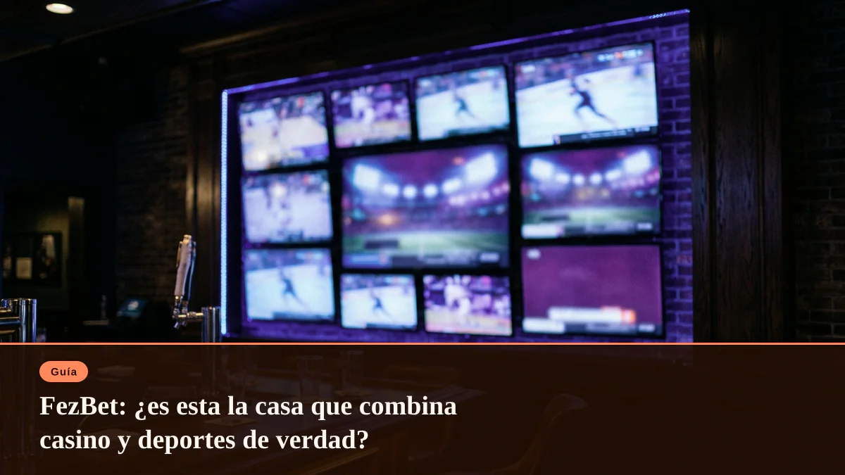 FezBet: ¿es esta la casa que combina casino y deportes de verdad?
