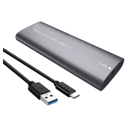 M.2 NVMe SSD Enclosure — USB-C, 10Gbps — 2