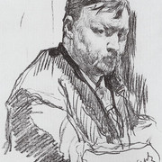 Портрет композитора А К Глазунова 1899