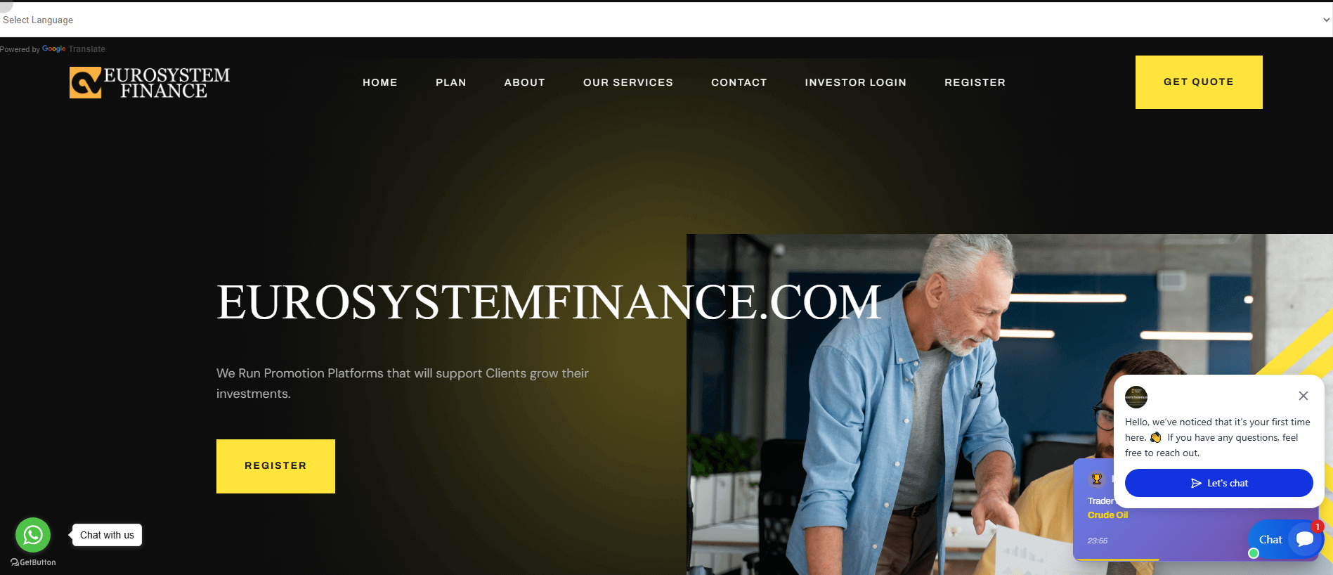 Stored capture of eurosystemfinance.com