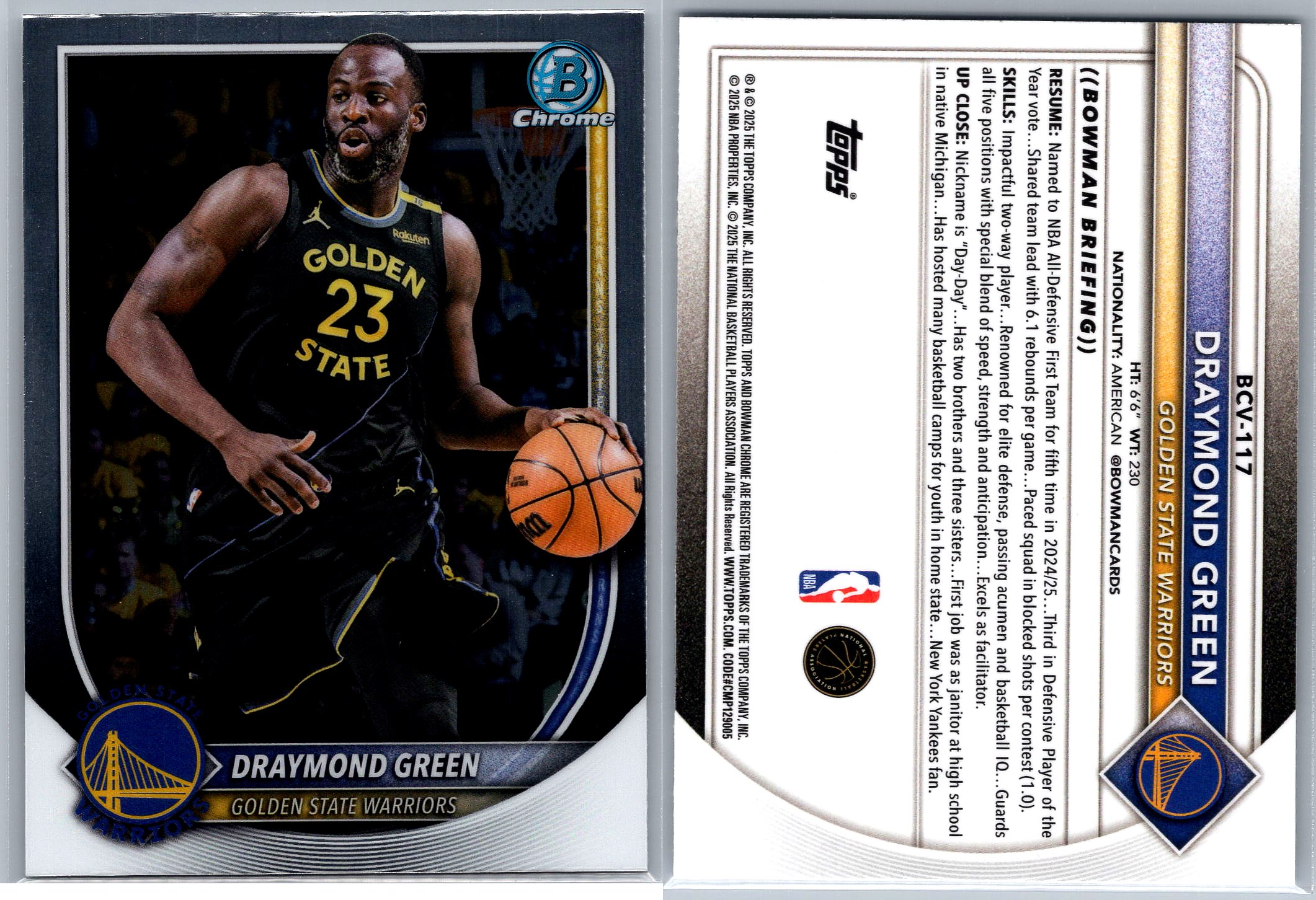 2025-26 Bowman Basketball CHROME VARIATIONS ? Prospects, Vets 