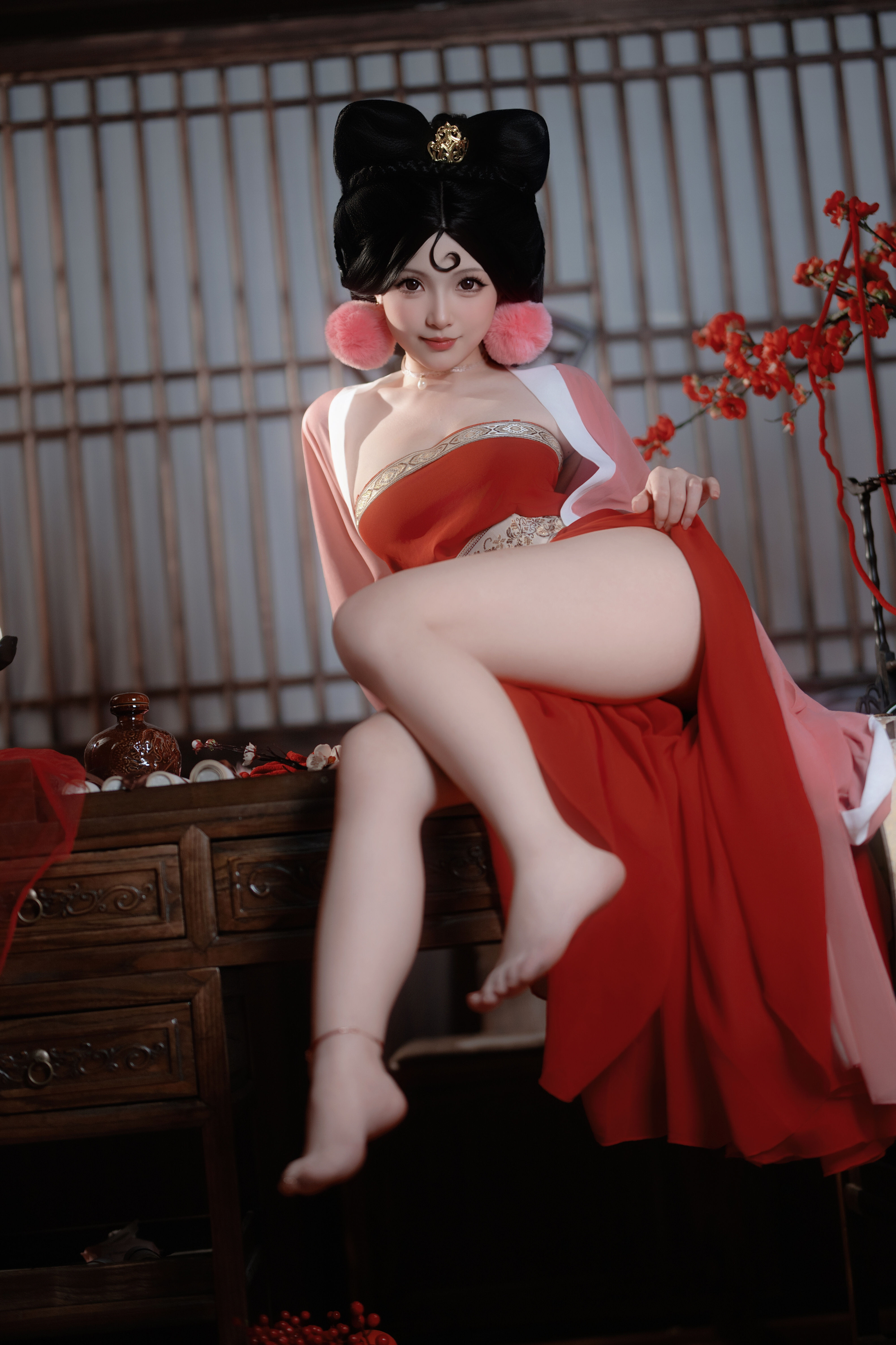 【套圖x26】JVID-妍妍Angel，粉紅少女的獨處[50P]