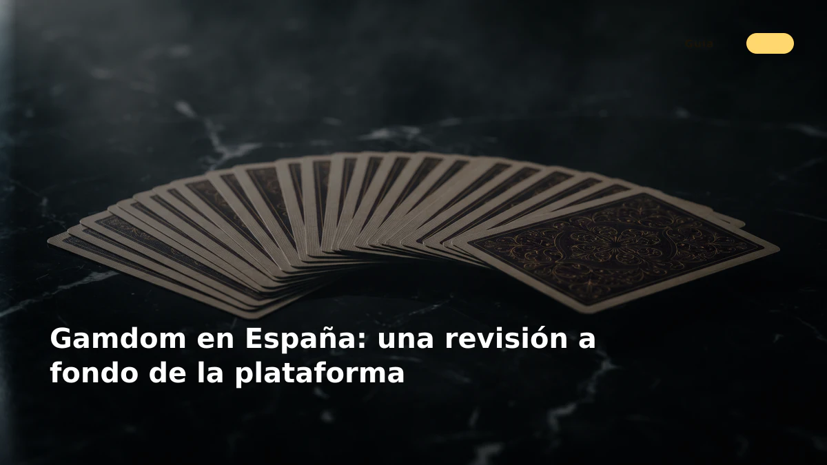 Gamdom en España: una revisión a fondo de la plataforma
