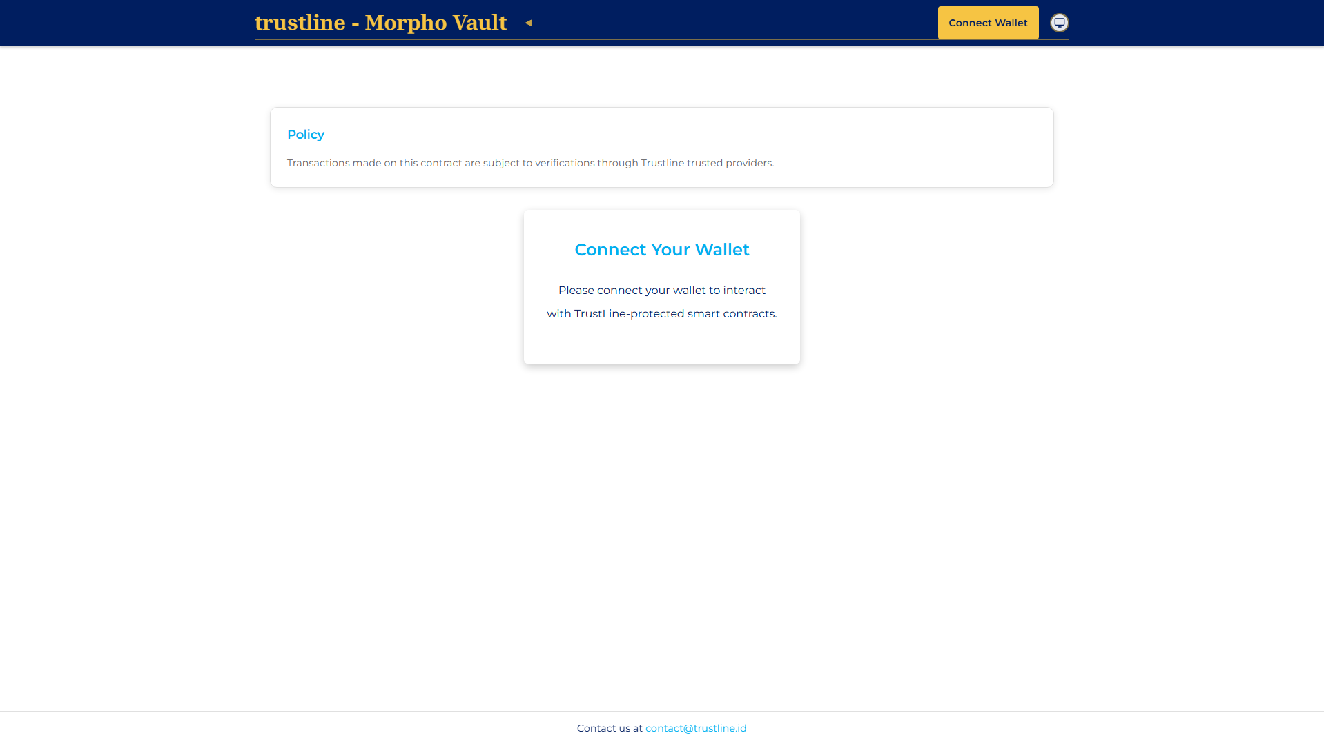Stored capture of morpho.trustline.id