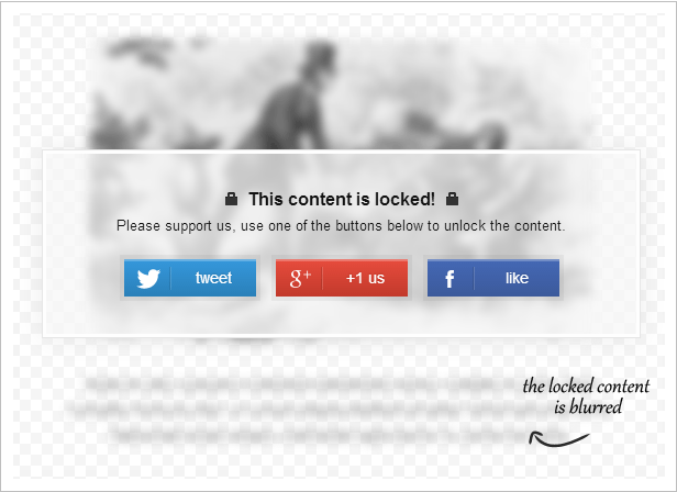 example blur social locker