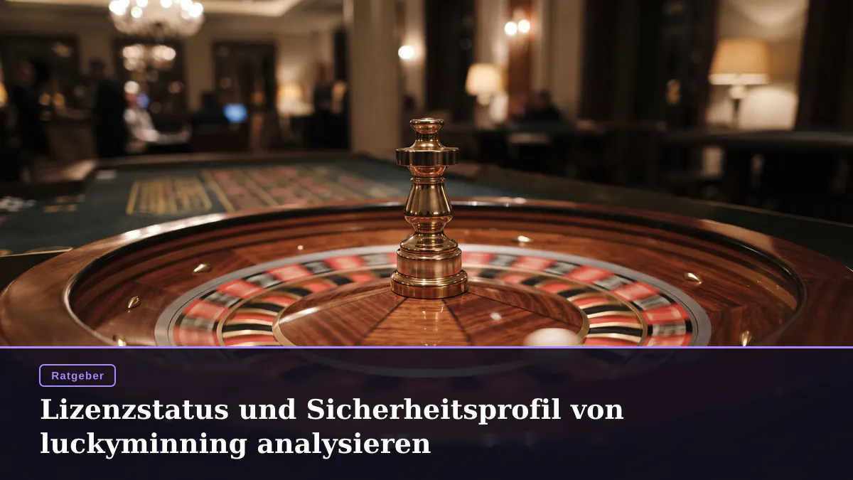 Lizenzstatus und Sicherheitsprofil von luckyminning analysieren