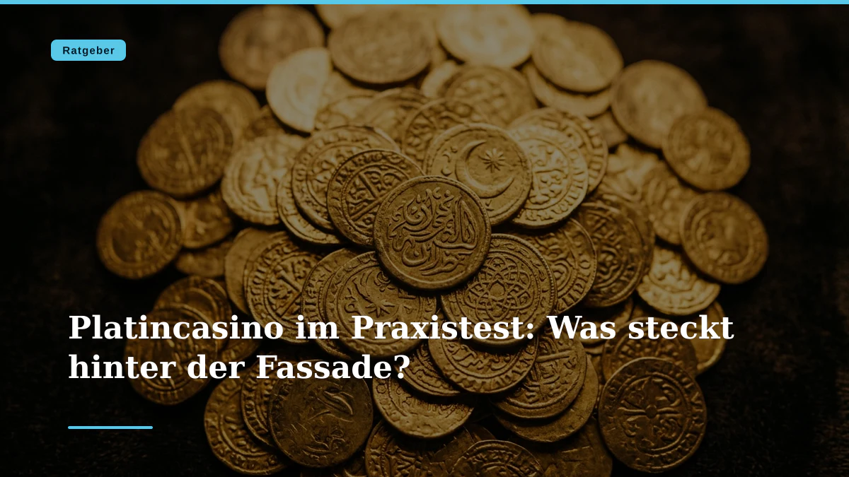 Platincasino im Praxistest: Was steckt hinter der Fassade?