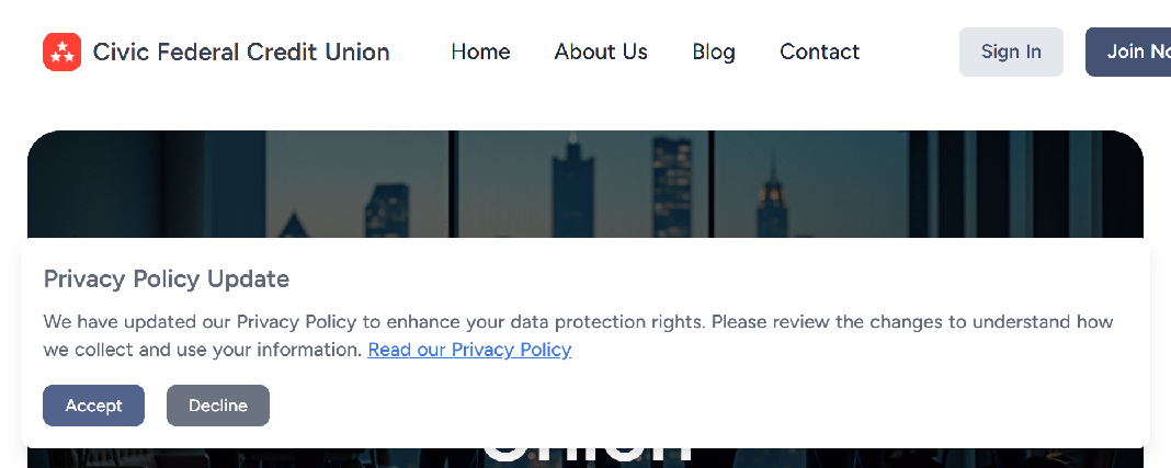Stored capture of civic-federal-credit-union.org