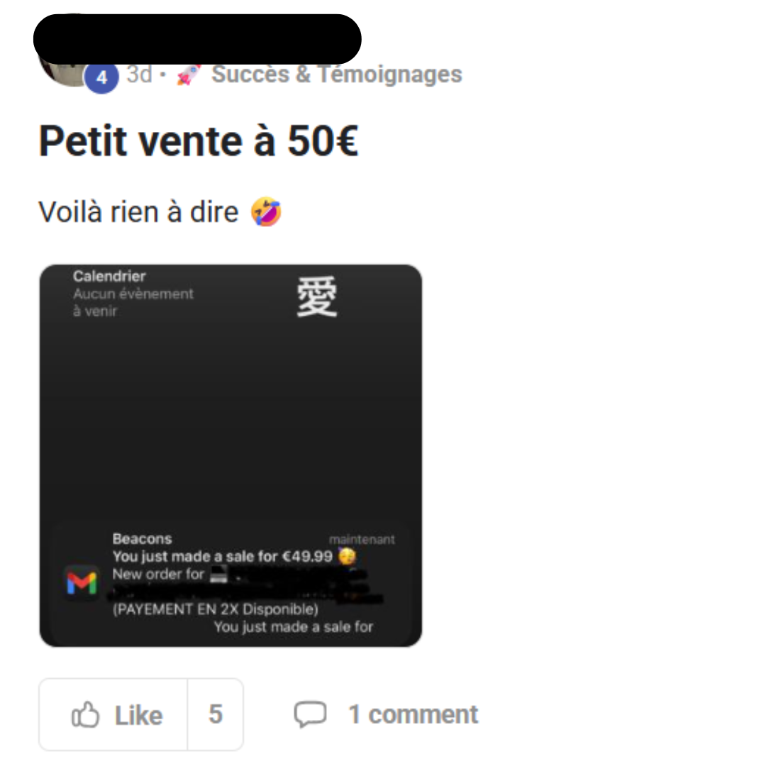 Témoignage membre 1