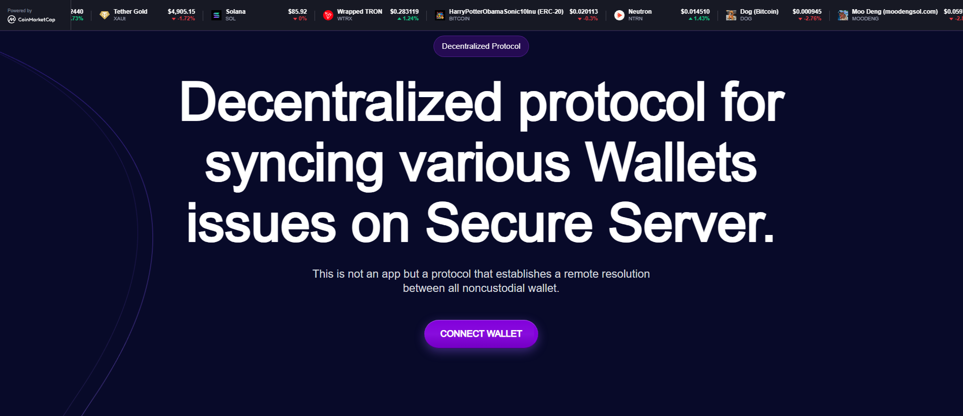 Screenshot of trantprotocol.pro