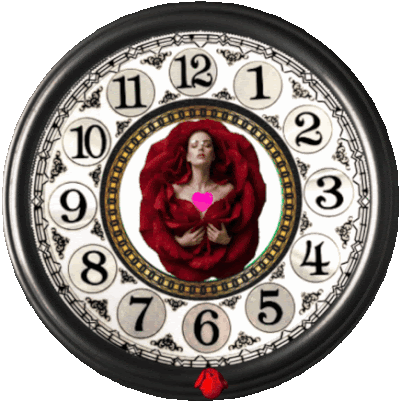 Horloge gothique Lady Rose